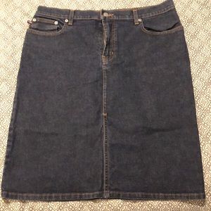 Denim skirt